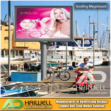 Cartellone pubblicitario digitale rotante a scorrimento a LED