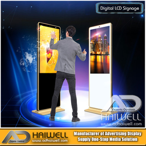 Chiosco di pubblicità della rete del contrassegno di Digital dell'esposizione LCD di tocco di Android